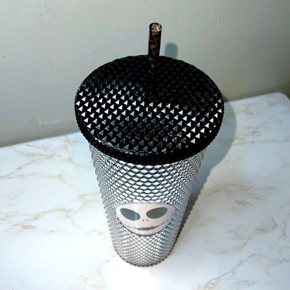 The Nightmare Before Christmas Jack Skellington 20 oz. Studded Tumbler - HTF! - Picture 3 of 7